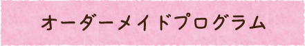 オーダーメイドプログラム